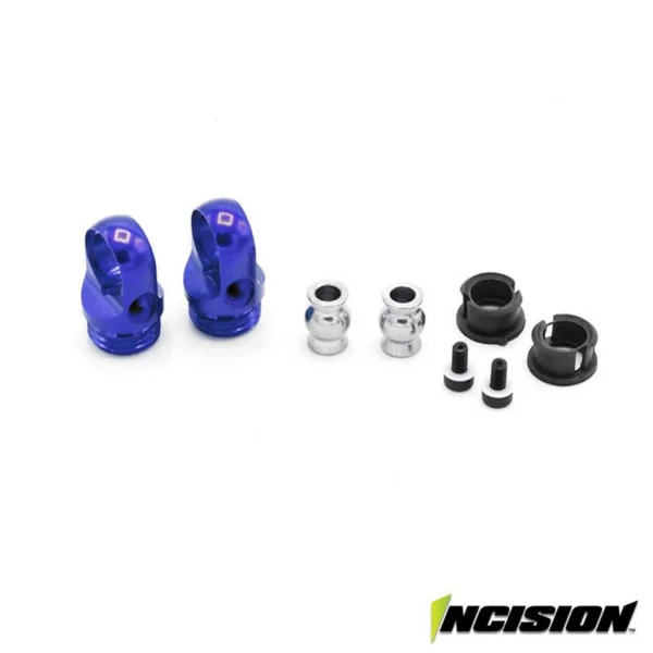 Vanquish S8E Machined Aluminium Shock Cap Blue &mdash; image 2 of 2