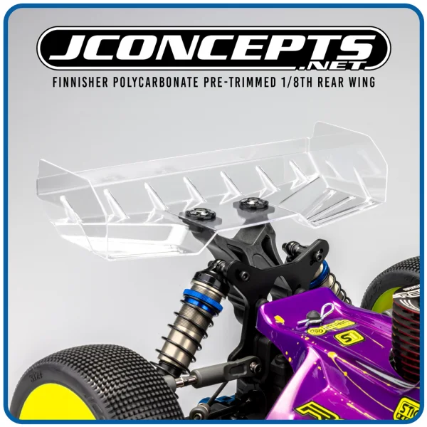 J Concepts Finnisher Polycarbonate Pre-Trimmed 1:8 Wing