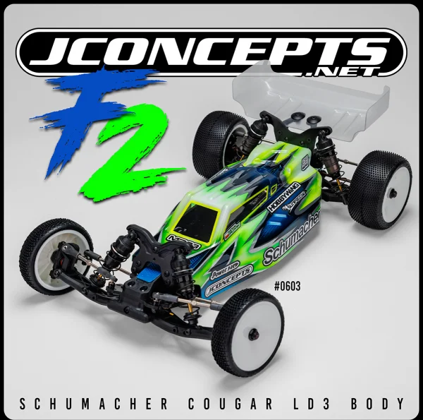 J Concepts F2 Cougar LD3 Body / Carpet Turf Dirt Wing