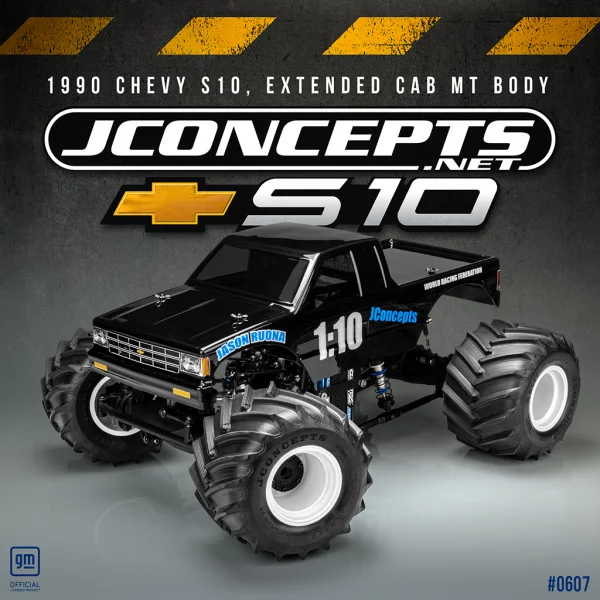 J Concepts 1990 Chevy S10 Extended Cab MT Body 13.0 Wheelbase