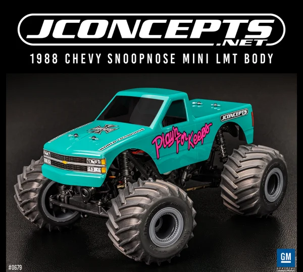 J Concepts 1988 Chevy Snoopnose Body (Fits - Mini LMT)