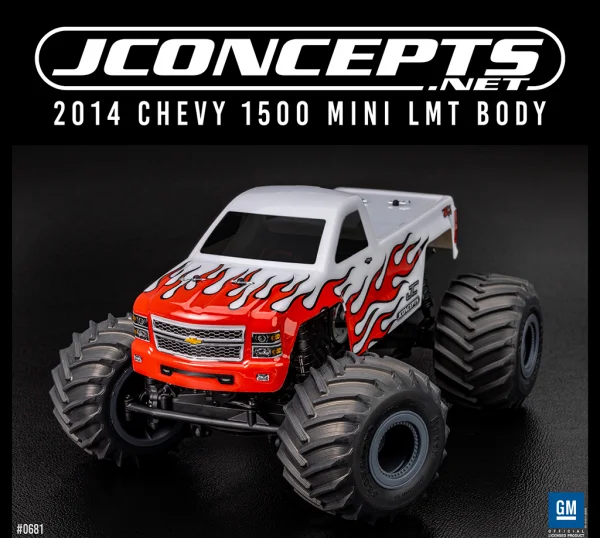 J Concepts 2014 Chevy 1500 Body (Fits - Mini LMT)