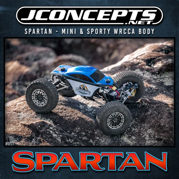 J Concepts Spartan Body (Fits - WRCCA Class, Mini and Sporty)