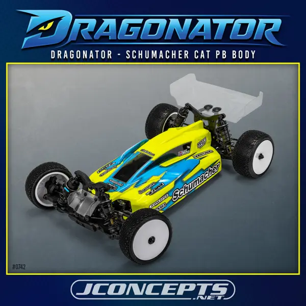 J Concepts Dragonator - CAT PB Body w/ Carpet/Turf/ Dirt Wing &mdash; image 2 of 2