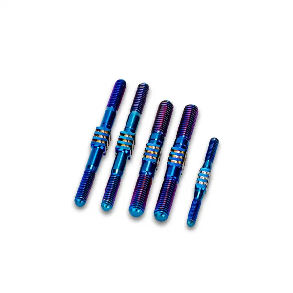 J Concepts Mugen MBX-8 Fin Titanium Turnbuckle Set - Blue 5pc