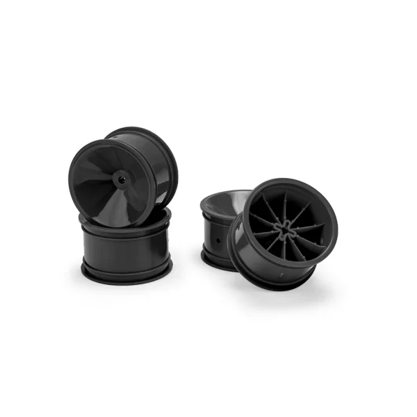 J Concepts Mono RC10 B2 B3 2.2 Rear (3/16) Wheel Black + offset