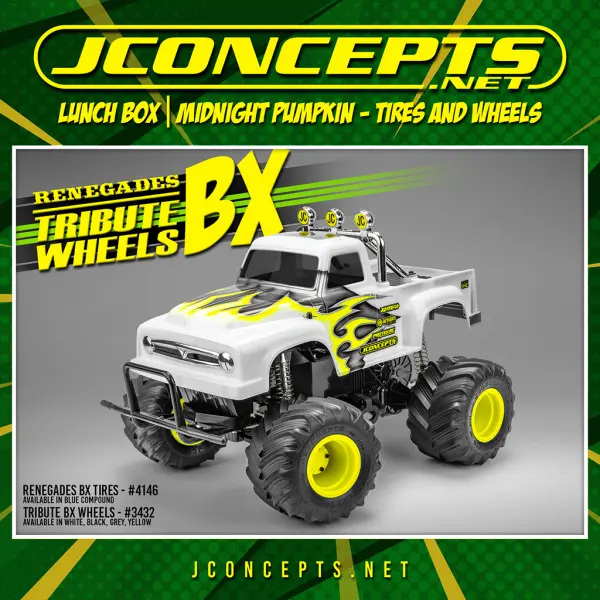 J Concepts Tribute BX Wheel White 4pc (Fits - 4146 Renegade) — image 2 of 2