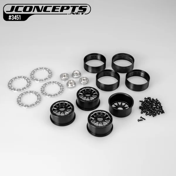 J Concepts Ultra - 2.0 12 Spoke Crawler Wheel Black - 4pc — image 2 of 3