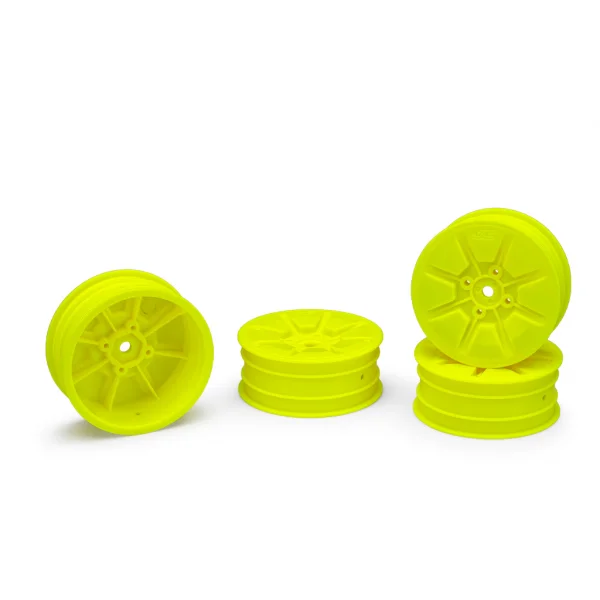 J Concepts Pioneer - 2.2 2WD Front Wheel (yellow) - 4pc — image 1 of 2