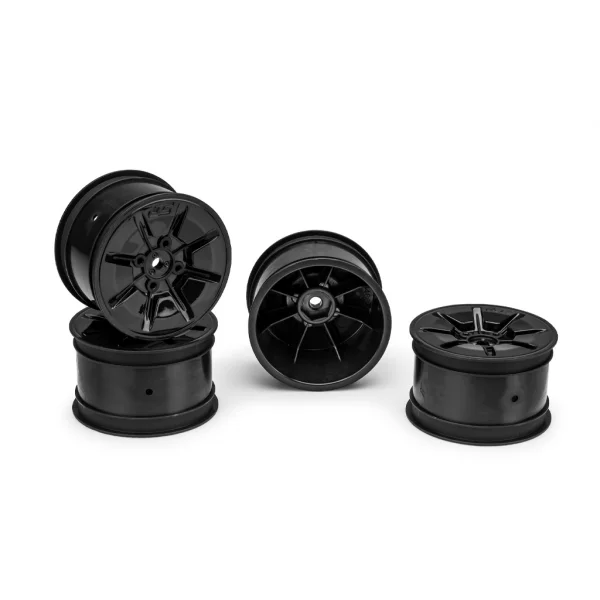 J Concepts Pioneer - 2.2 2WD/4WD Rear Wheel (black) - 4pc — image 1 of 2