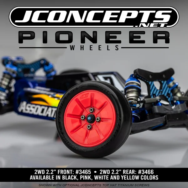 J Concepts Pioneer - 2.2 2WD Front Wheel (yellow) - 4pc — image 2 of 2