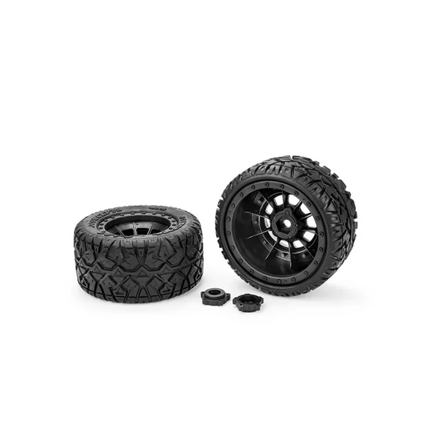 J Concepts G-Locs - X-MAXX XRT Tire Platinum on 3425B Wheels &mdash; image 2 of 3