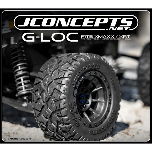 J Concepts G-Locs - X-MAXX XRT Tire Platinum on 3425B Wheels &mdash; image 3 of 3