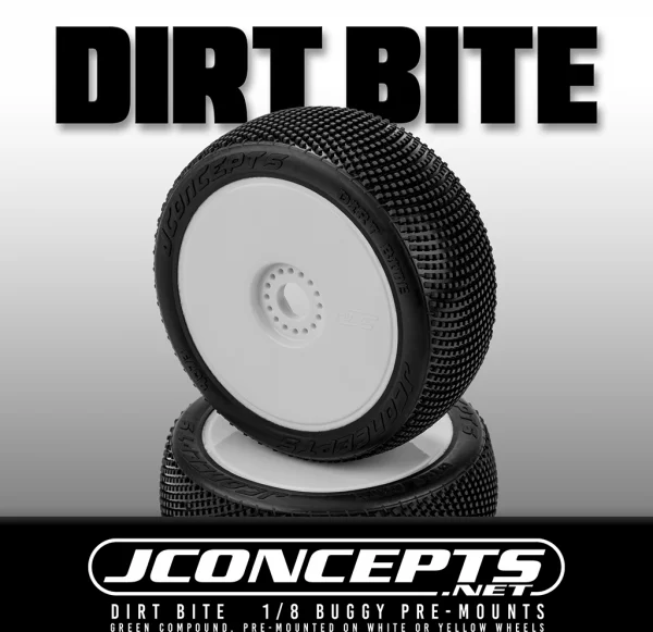 J Concepts Dirt Bite - Green Pre-Mounted on 3357W Wheels — image 2 of 2