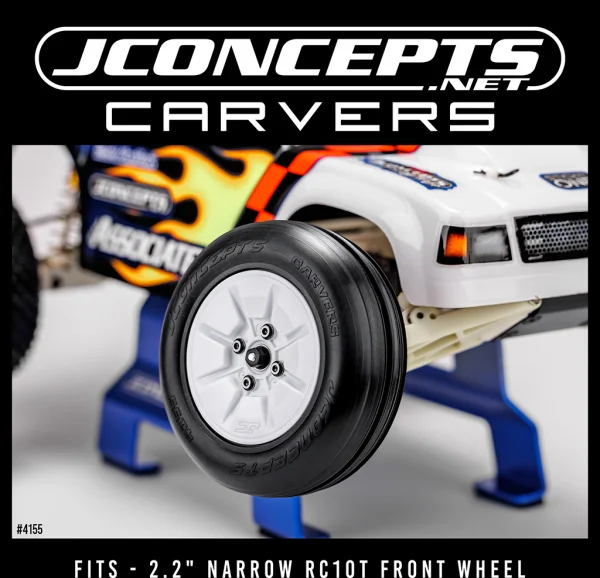 J Concepts Carvers - Green (Fits - 2.2 Narrow RC10T Front)