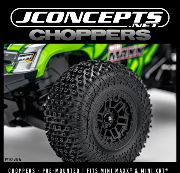 J Concepts Choppers - Yellow pre-mounted on #3475B &mdash; image 2 of 2