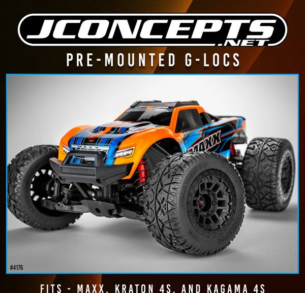 J Concepts G-Locs - Platinum pre-mounted on #3477 2pc