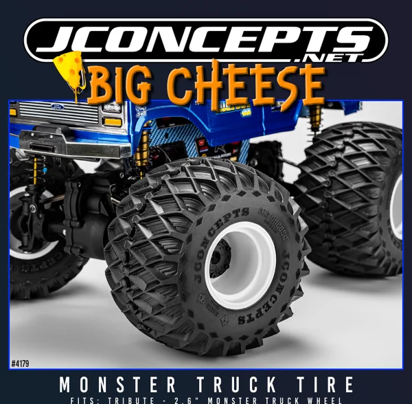 J Concepts Big Cheese - Monster Truck Tyre - Blue — image 3 of 3