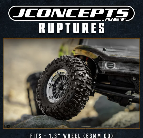J Concepts Ruptures - Green (Fits - 1.3 wheel 63mm OD) — image 2 of 2
