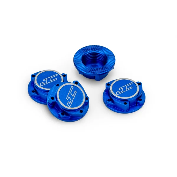 J Concepts 17mm Punisher Clutch Wheel Nut, 4pc - Blue — image 1 of 2