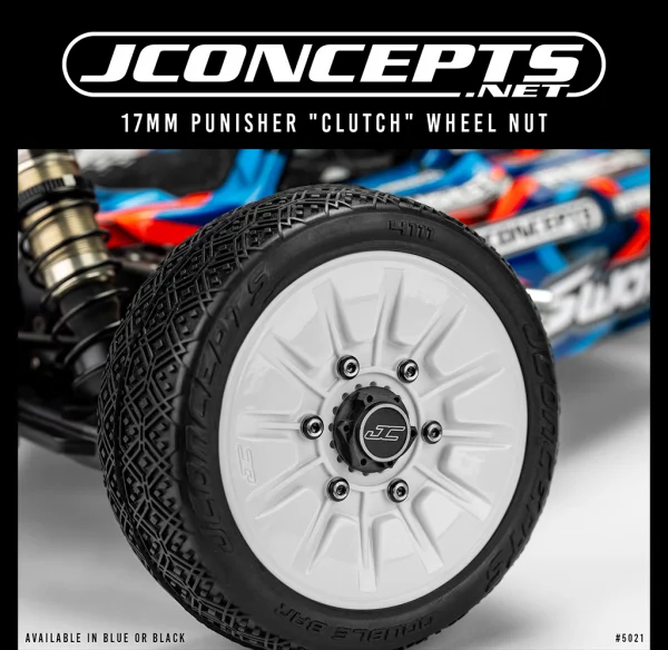 J Concepts 17mm Punisher Clutch Wheel Nut, 4pc - Blue — image 2 of 2