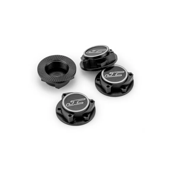 J Concepts 17mm Punisher Clutch Wheel Nut, 4pc - Black — image 1 of 2