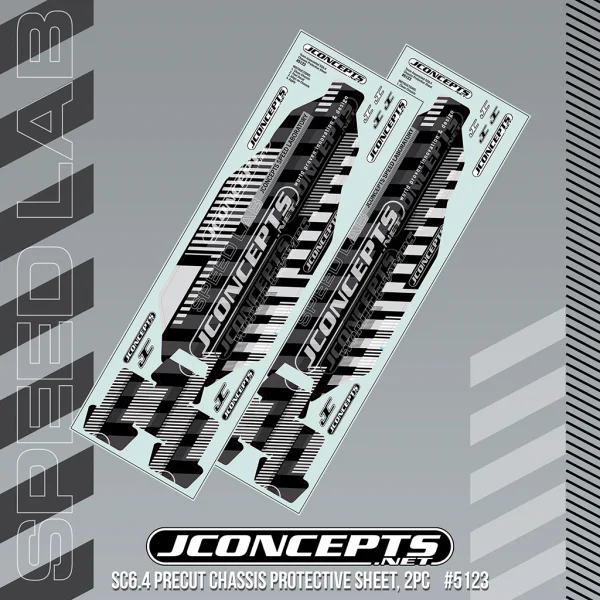J Concepts SC6.4 Precut Chassis Protective Sheet 2pc &mdash; image 2 of 2