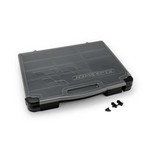 J Concepts Parts Box Black / Grey (14.5 x 11 x 2.37 inch) — image 1 of 4