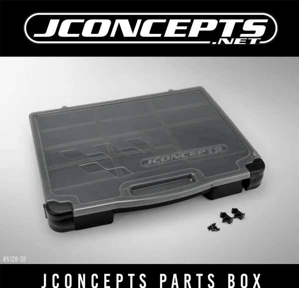J Concepts Parts Box Black / Grey (14.5 x 11 x 2.37 inch) — image 4 of 4