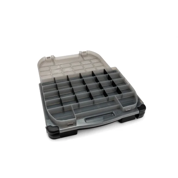 J Concepts Tool Box w/Upper Storage Black /Smoke Grey