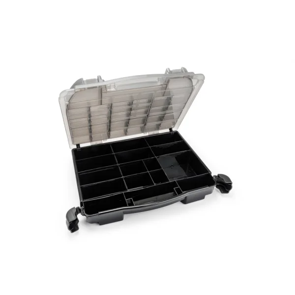 J Concepts Tool Box w/Upper Storage Black /Smoke Grey