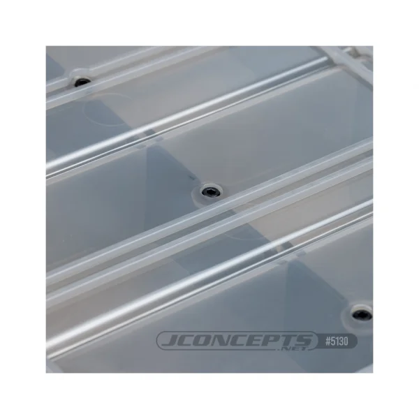 J Concepts Tool Box w/Upper Storage Black /Smoke Grey