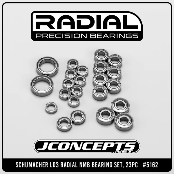 J Concepts Schumacher LD3 Radial NMB Bearing Set 23pc &mdash; image 2 of 2