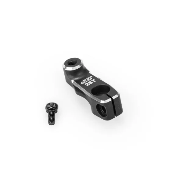 J Concepts 25T RC10B7 15.5mm Alloy Clamping Servo Horn- Black — image 1 of 2