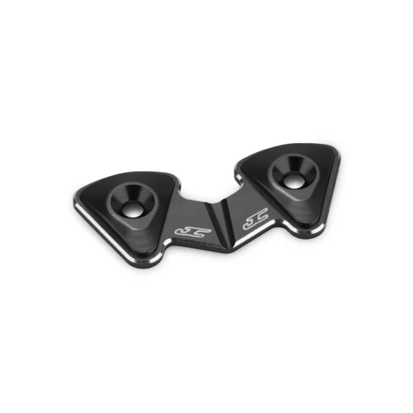 J Concepts RC10B7 Aluminium 1 Piece Rear Wing Button - Black — image 1 of 2