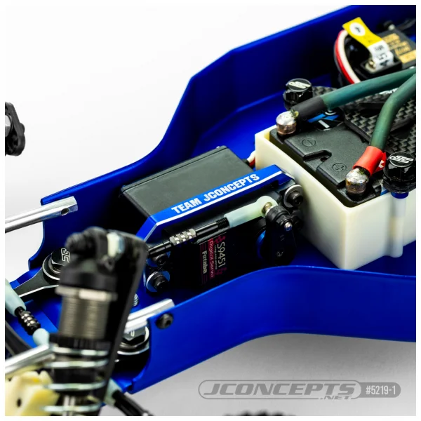 J Concepts RC10 RC10T RC10GT Servo Mount Bracket Black