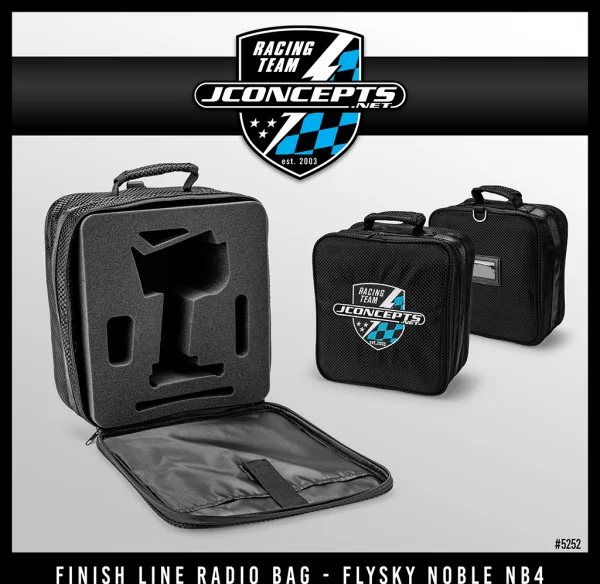 J Concepts Finish Line Radio Bag - FlySky Noble NB4