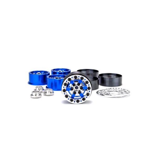 J Concepts Bulls Eye - 2.0 Crawler Wheel Blue 4 PC — image 1 of 3
