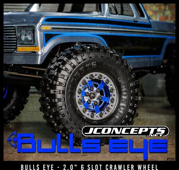 J Concepts Bulls Eye - 2.0 Crawler Wheel Blue 4 PC — image 3 of 3