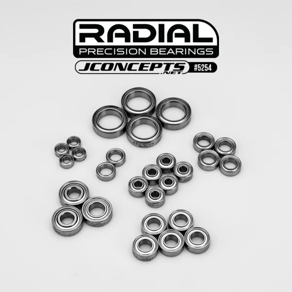 J Concepts Radial NMB Bearing Kit 28pc - Fits XRAY XB2 24 25
