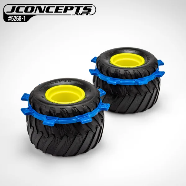J Concepts Monster Truck Satellite Tire Rubber Bands - Blue — image 2 of 2