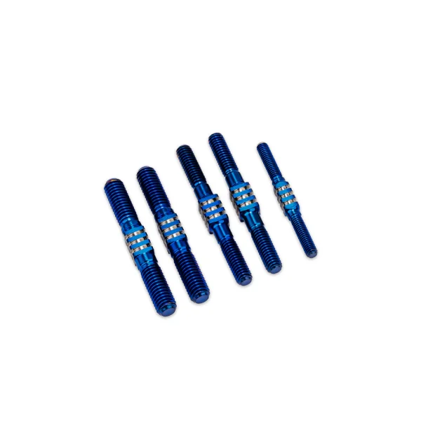 J Concepts Sworkz S35-4 Evo Fin Ti Turnbuckle Set Blue - 5pc — image 1 of 2