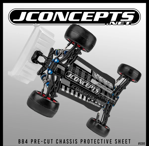 J Concepts B84 Pre-Cut Chassis Protective Sheet - 2pc