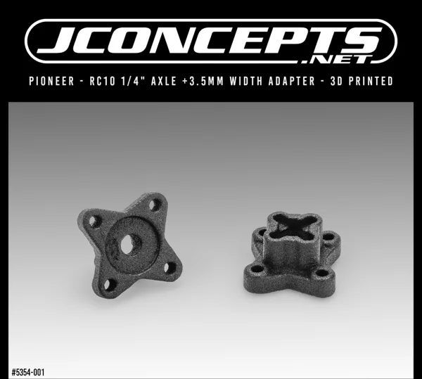 J Concepts Pioneer - RC10 1/4 Axle +3.5mm 3D Print 2pc — image 2 of 2