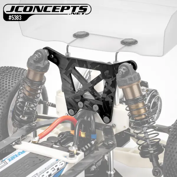 J Concepts RC10 Stealth, Carbon Fibre Rear Shock Tower - Standard — image 2 of 2