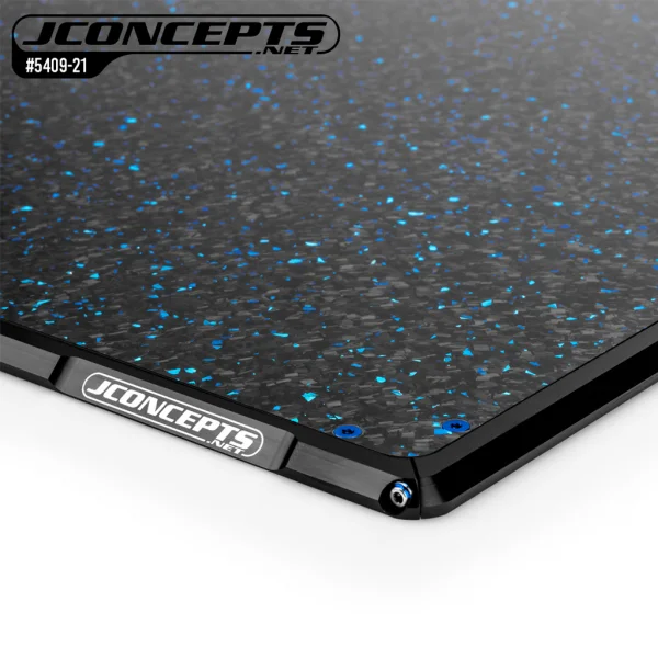 J Concepts Aluminium | Forged Blue Flake Carbon Set Up Board