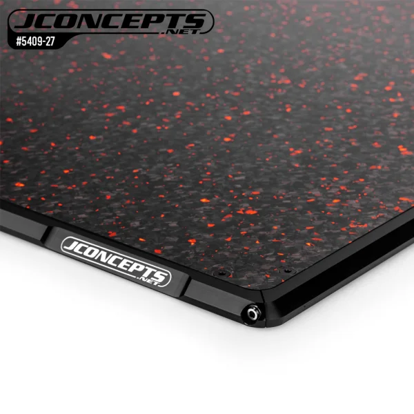 J Concepts Aluminium | Forged Red Flake Carbon Set Up Board — image 2 of 2