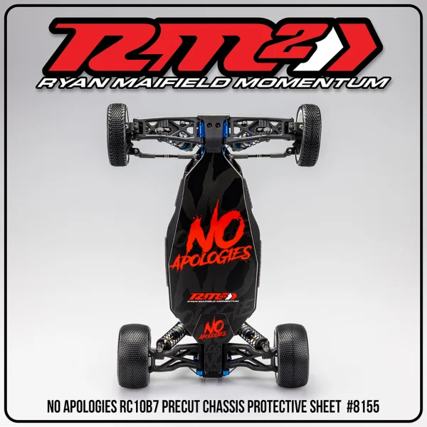J Concepts RM2 - No Apologies RC10B7/RC10B7D Chassis Skin 2pc — image 3 of 3