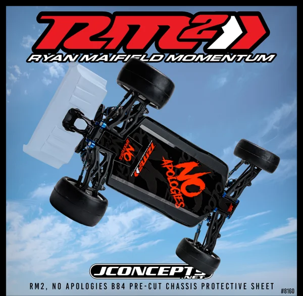 J Concepts RM2, No Apologies B84 pre-cut Chassis Skin 2pc — image 2 of 2