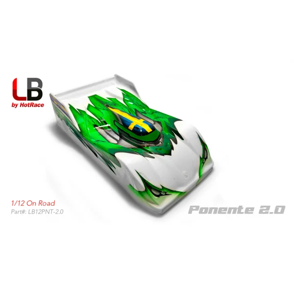 Lens Bodies Lens 1:12 Onroad Body Ponente 2.0 Light Weight